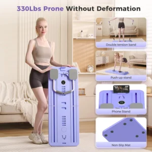 Pilates Board Reformer – Home Workout Equipment for Strength & Flexibility